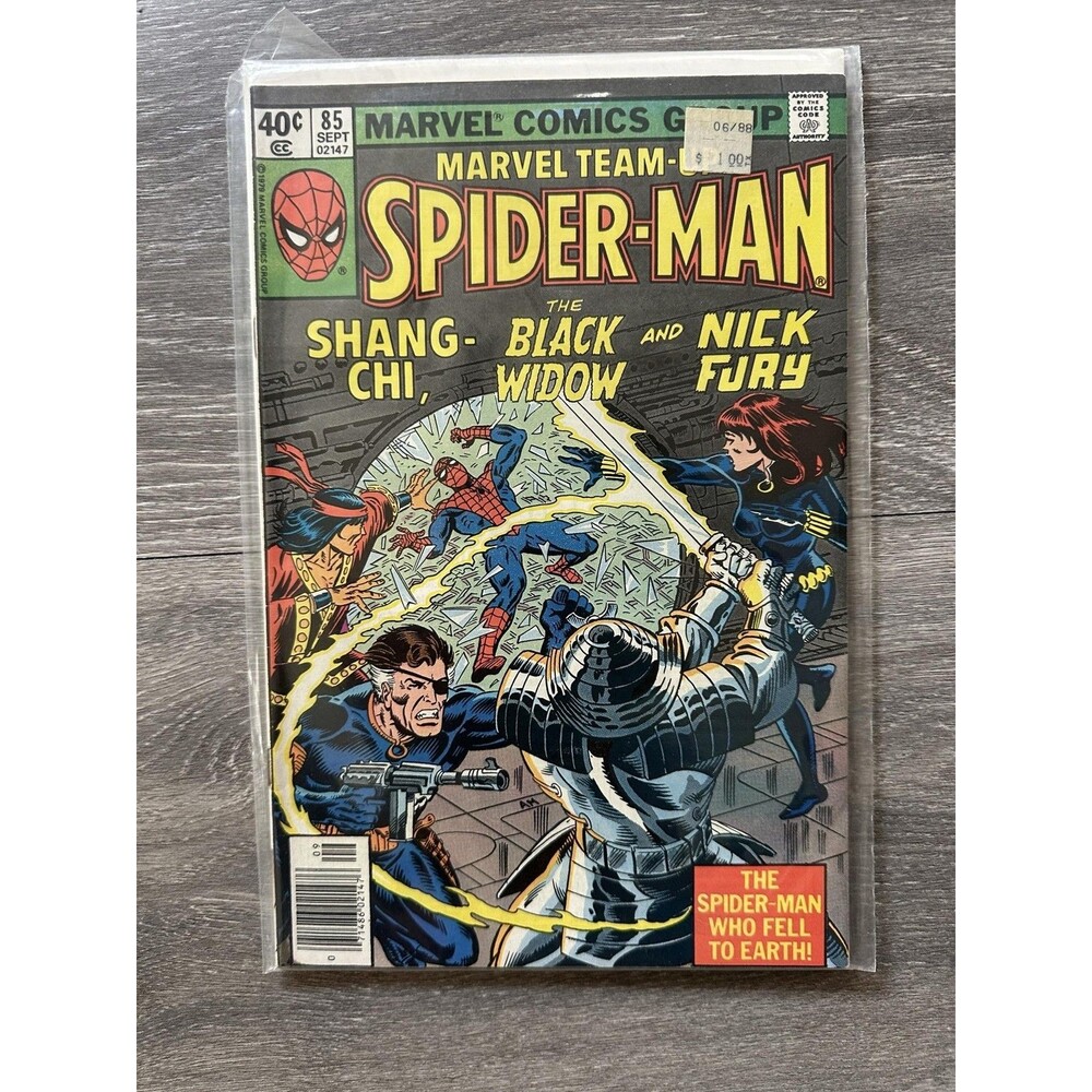 Marvel Marvel Team-Up #85 Single Issue Comic Color Spiders-Man Shang-Chi